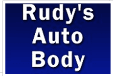 Rudy's Auto Body Shop logo