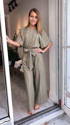 Wide leg jumpsuit