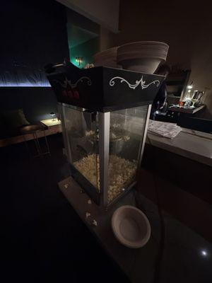 Self serve popcorn genius!