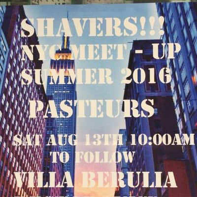 Shave meet next Saturday 8/13 at Pasteur pharmacy