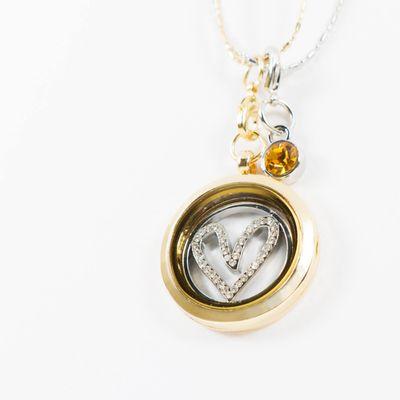 Beautiful custom floating locket