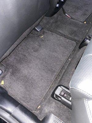 Back seat floor