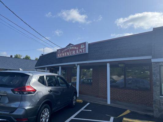 Front of restaurant