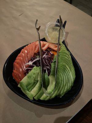 Salad with avocado