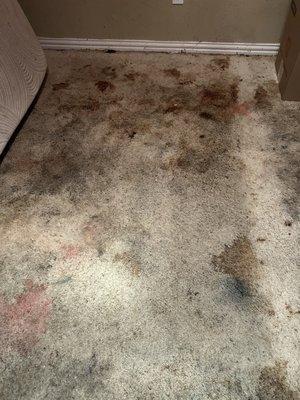 Stains after "cleaning"