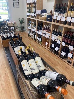 Great selection of wines