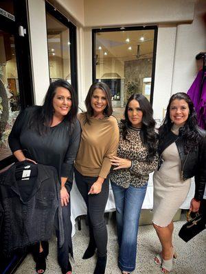 Soft opening picture with these beautiful ladies shopping