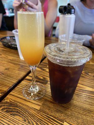 P.O.G mimosa & iced cofffee