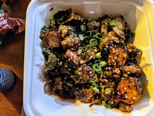 Crispy Brussel Sprouts appetizer (amazing).