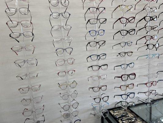 Glasses display