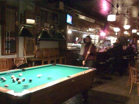 The best pool table in town.