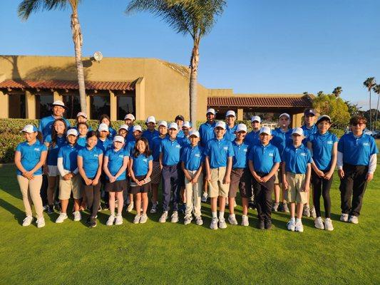 Our 2023 13u PGA Jr League team