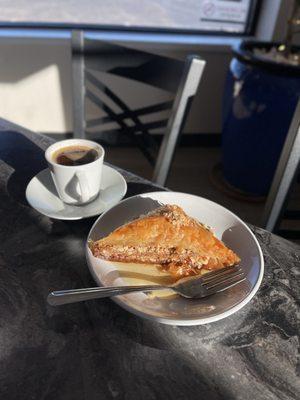 Homemade Baklava and Greek coffee