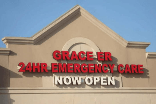 Grace ER has two locations to serve your Emergency Care needs. Call or Visit us - No Long Wait Times