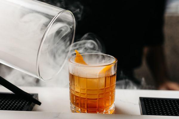 Smoked Old Fashioned