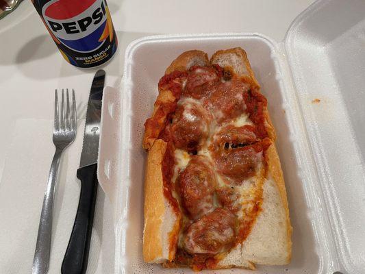 Fantastic Meatball Sub togo !!!