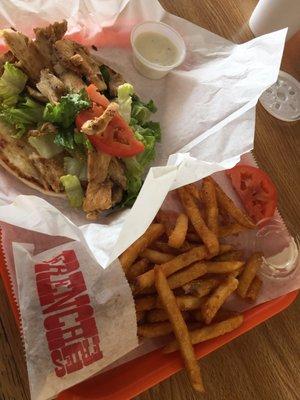 Chicken pita