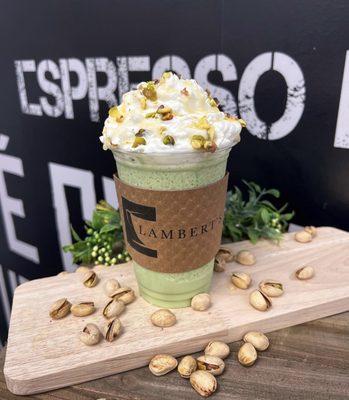 Pistachio frappe