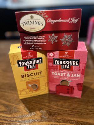 Twinning's Gingerbread Yorkshire Tea Varieties: Toast and Jam and Biscuit!!