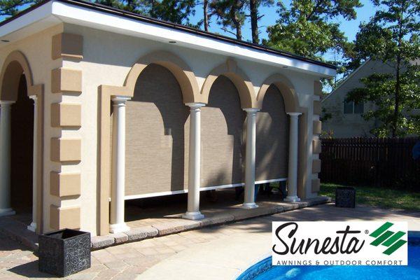 Retractable screen shades from Sunesta