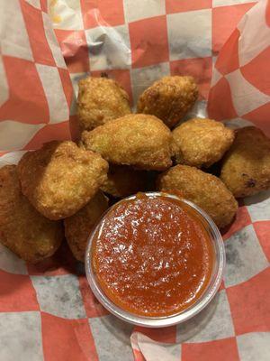 Broccoli cheese bites