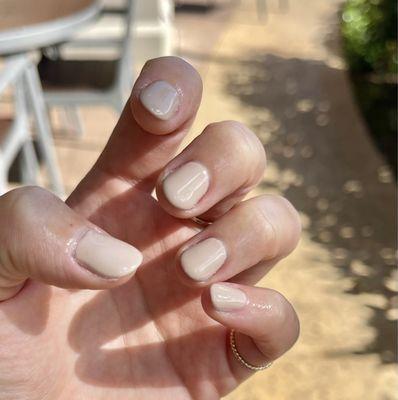 Gel manicure by Henry $38  10/16/23