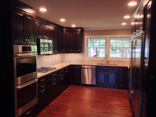 Remodeled kitchen