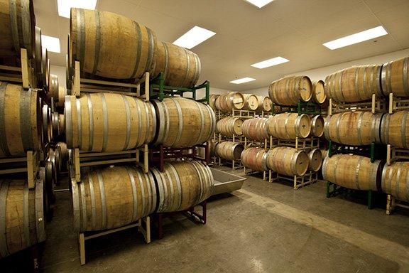 The barrel room