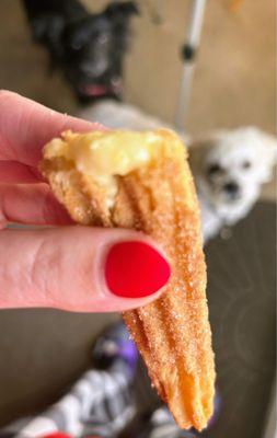 Churro with Bavarian cream