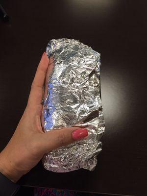 The Big One - This burrito weighed a ton.