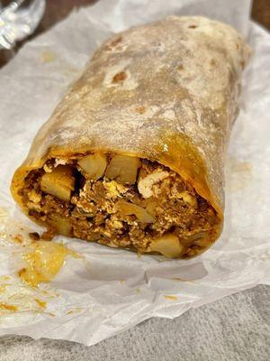 Chorizo & Potatoes Burrito