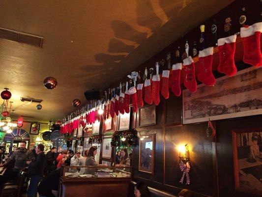 Stockings hung for the regulars