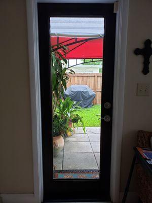 Patio door /interior