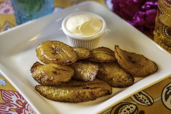 Sweet fried plantains