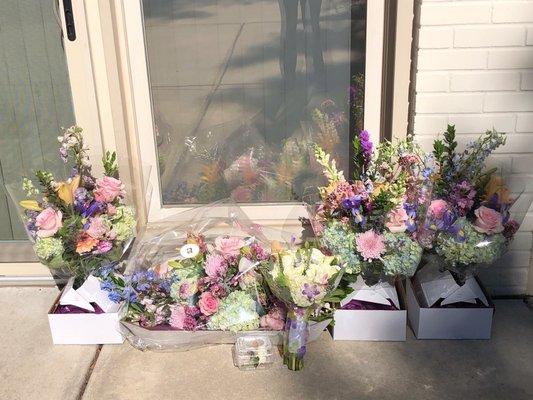 Flowers for My daughters Ketubah signing