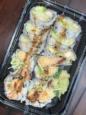 2x shrimp tempura roll