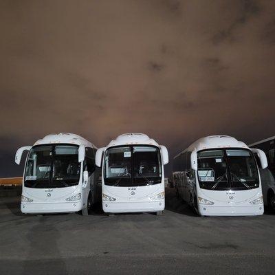 Our 56 passenger full size motor coaches.