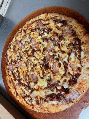 BBQ pizza