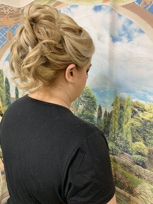 Beautiful up do for any occasion,by Anita