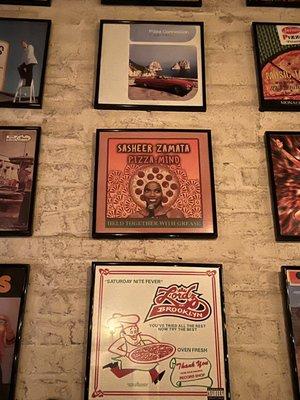 wall art: if pizza doesn't inspire more #art, we are truly doomed as a species