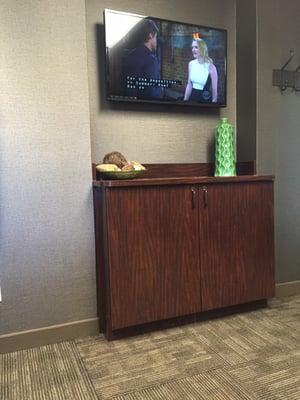 Waiting room TV