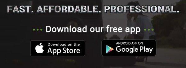 Download our app!! You never know when you might need us.