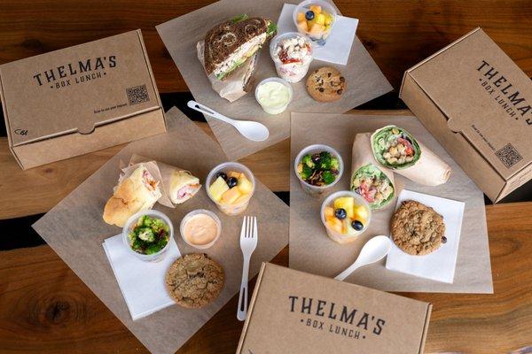 Thelma's Box Lunch. Healthy and delicious sandwiches, salads, and soups... for a great cause!