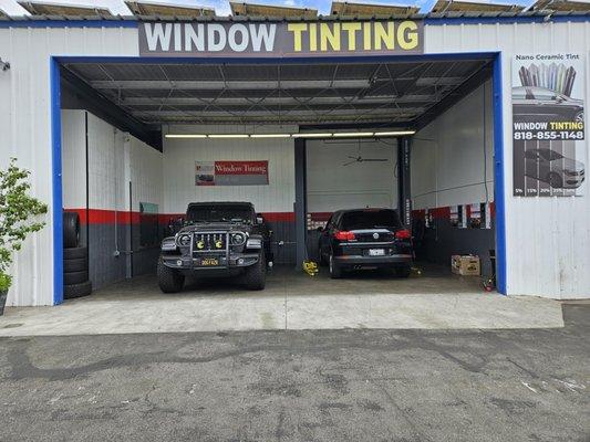 WINDOW TINTING IS NOW OPEN.