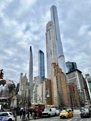 Skyscrapers from Columbus Circle