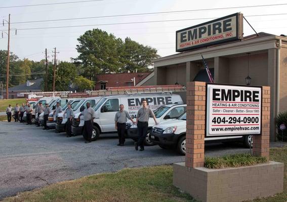 Empire heating and Air Conditioning main office at 783 DeKalb Industrial Way Decatur GA 30033