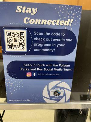 QR code for activities