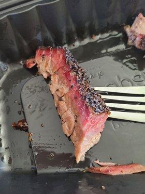 Look at the seasoning and smoke ring on this piece of brisket. It was the best part, so good.