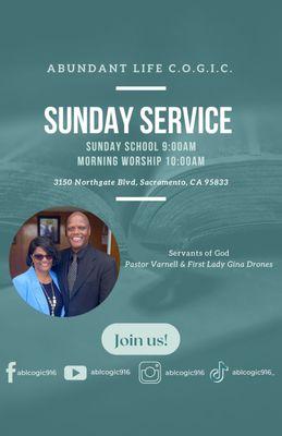 Church Service Flyer