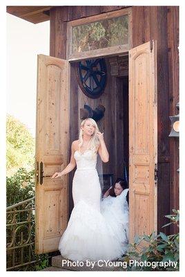 The doors to the redwood loft.  Gah!  I love them!